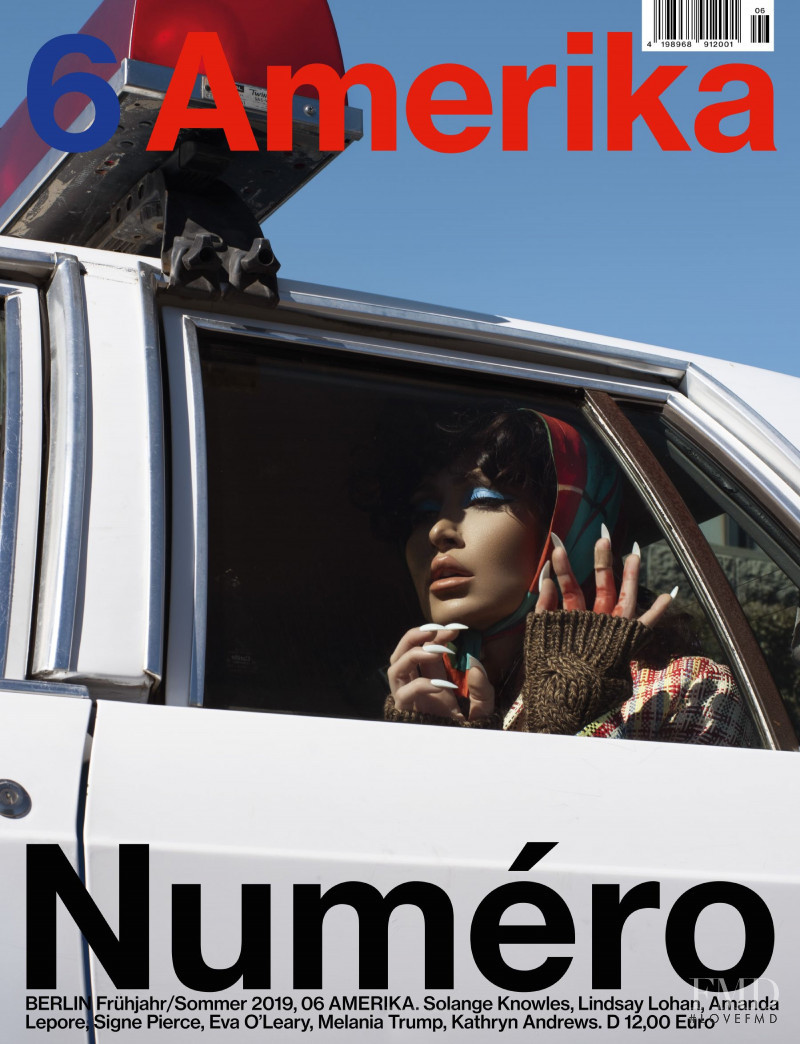 Nadia Lee Cohen featured on the Numéro Berlin cover from February 2019