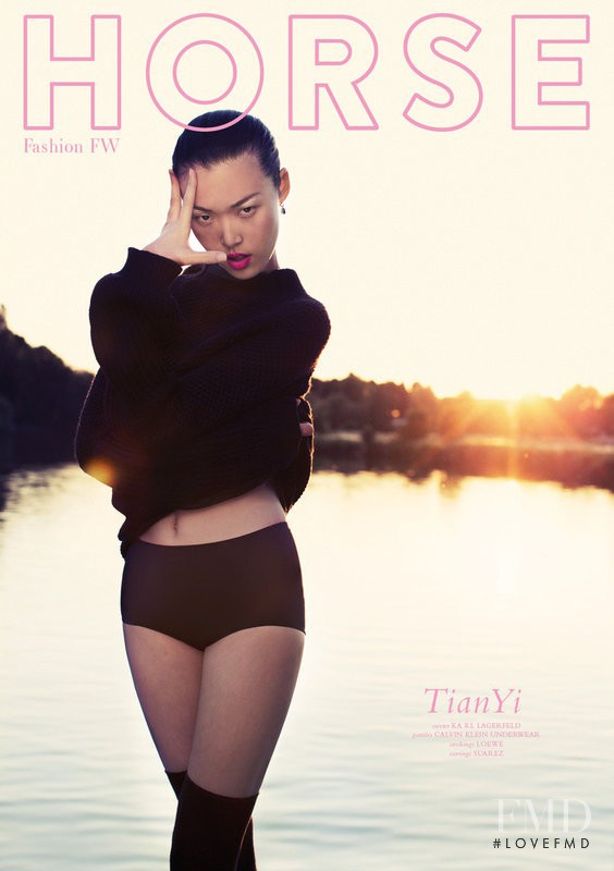 Tian Yi featured on the Horse cover from September 2013