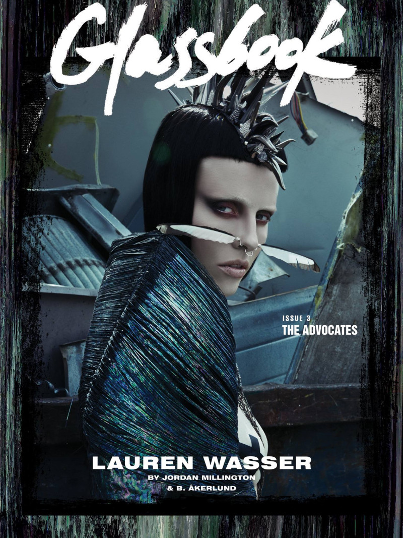 Lauren Wasser featured on the Glassbook cover from June 2017