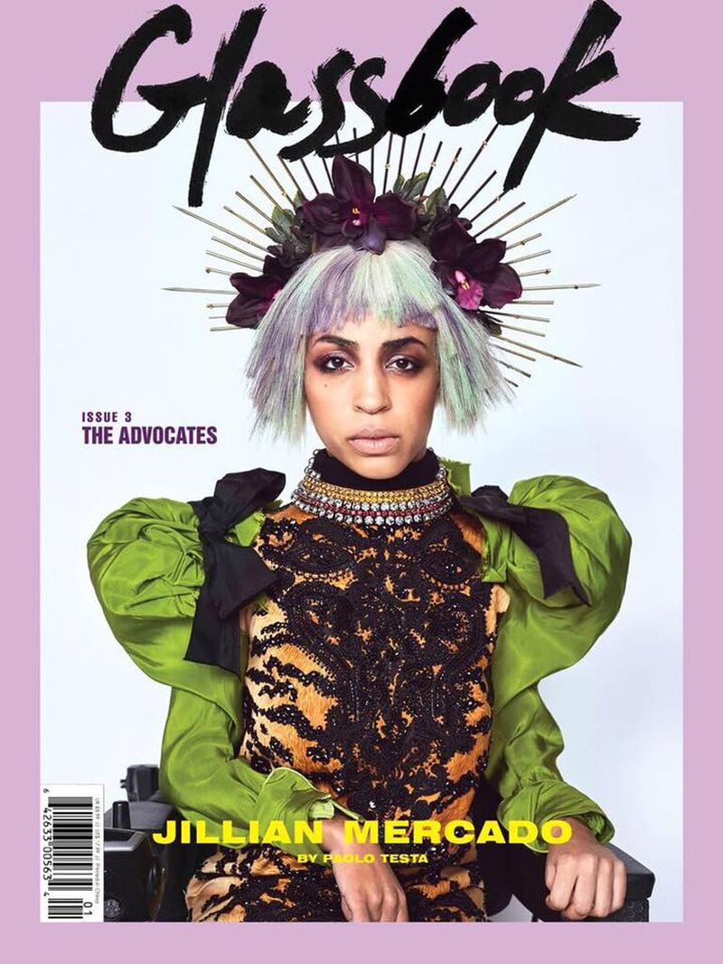 Jillian Mercado featured on the Glassbook cover from May 2017