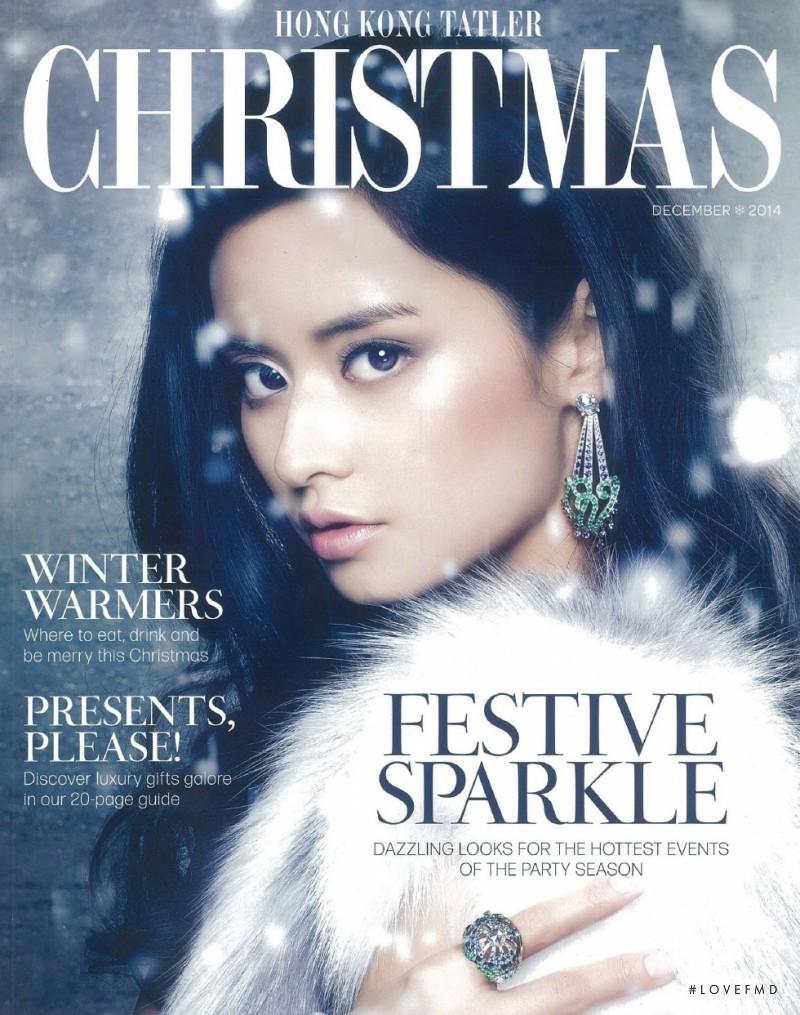Jaclyn Yang featured on the Hong Kong Tatler cover from December 2014