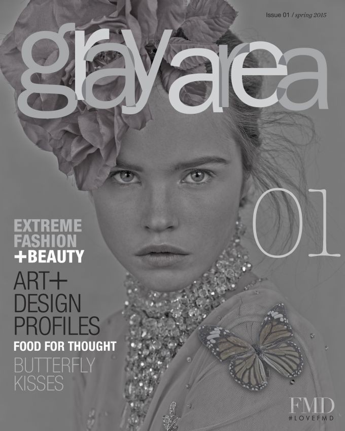 Charlotte Mingay featured on the Gray Area cover from May 2015