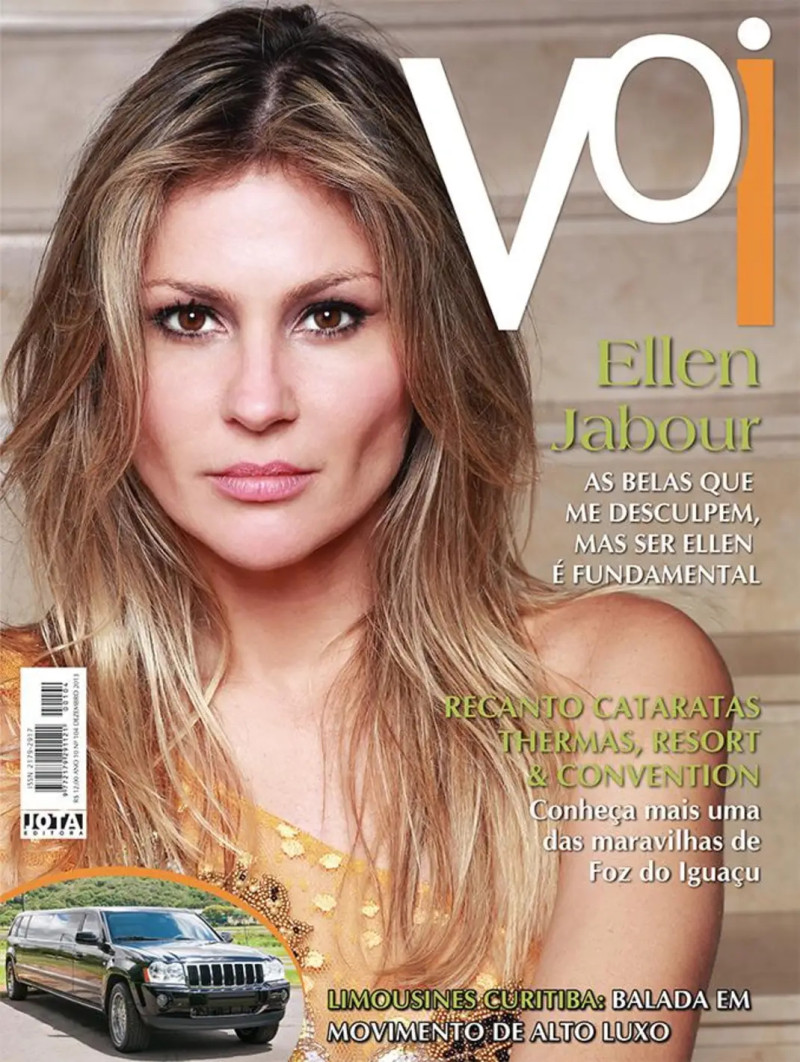 Ellen Jabour featured on the Revista Voi cover from December 2013