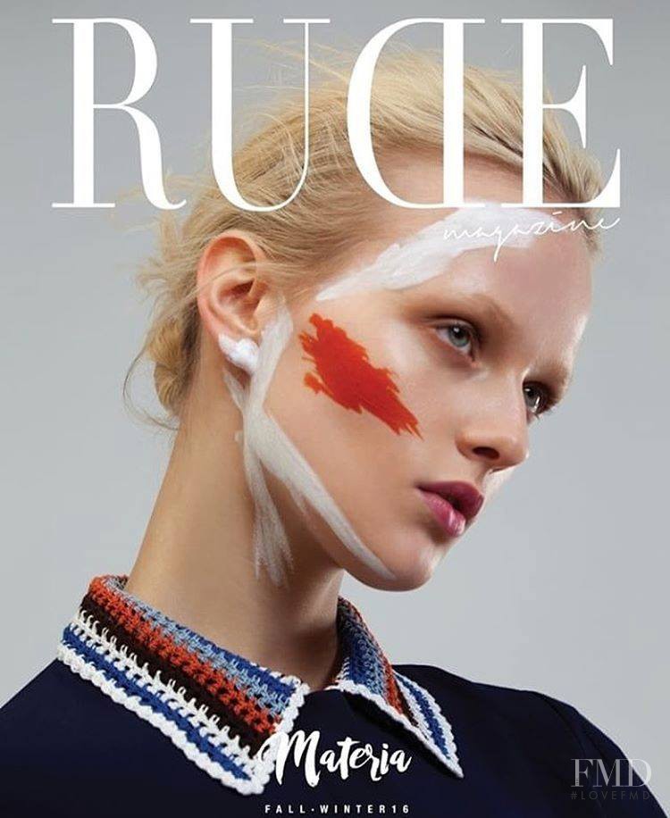 Vivien Wysocki featured on the Rude cover from September 2016