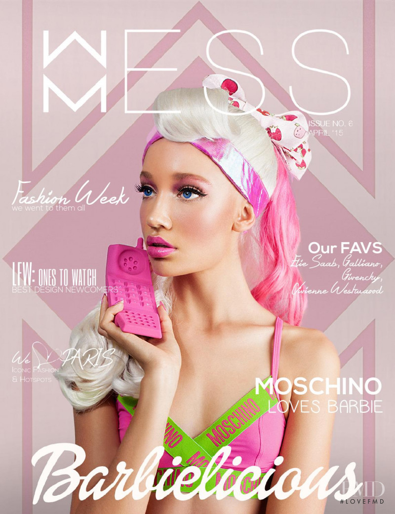 Madi B. featured on the Mess cover from April 2015