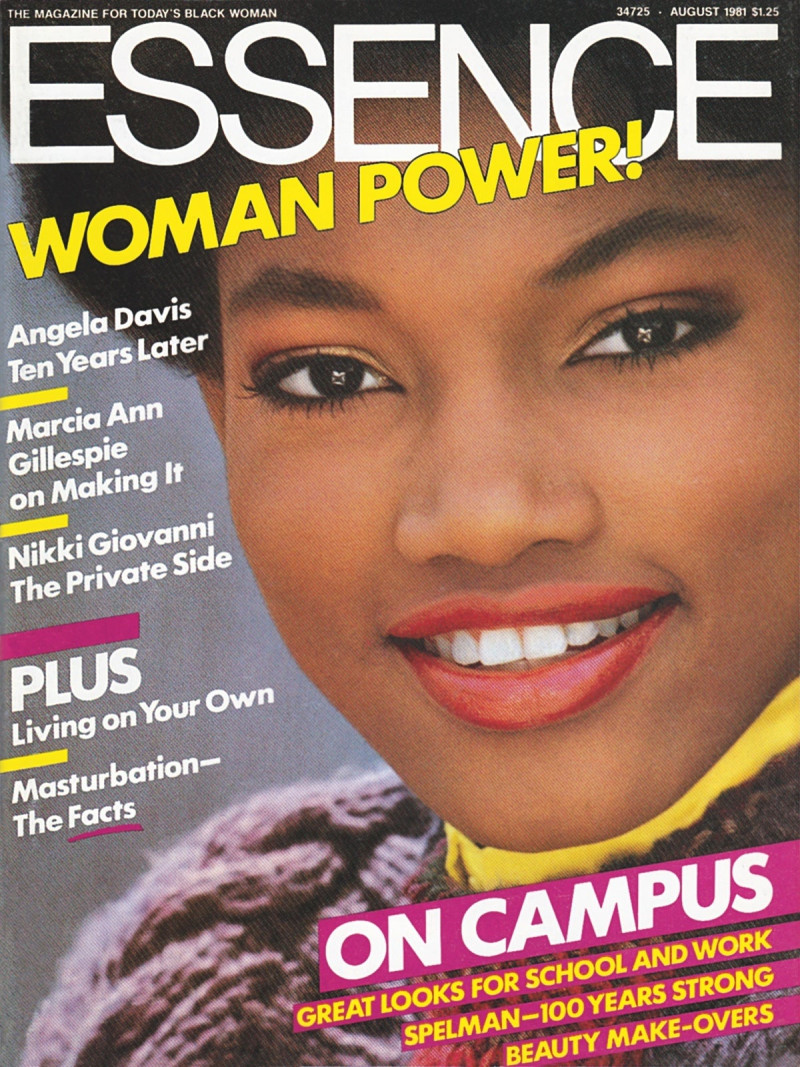 Garcelle Beauvais featured on the Essence cover from August 1981