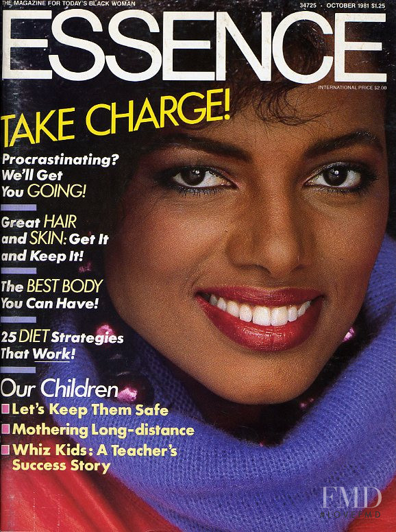 Wanakee Pugh featured on the Essence cover from October 1981