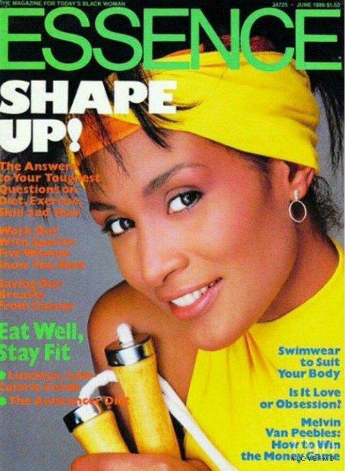 Beverly Johnson featured on the Essence cover from June 1986