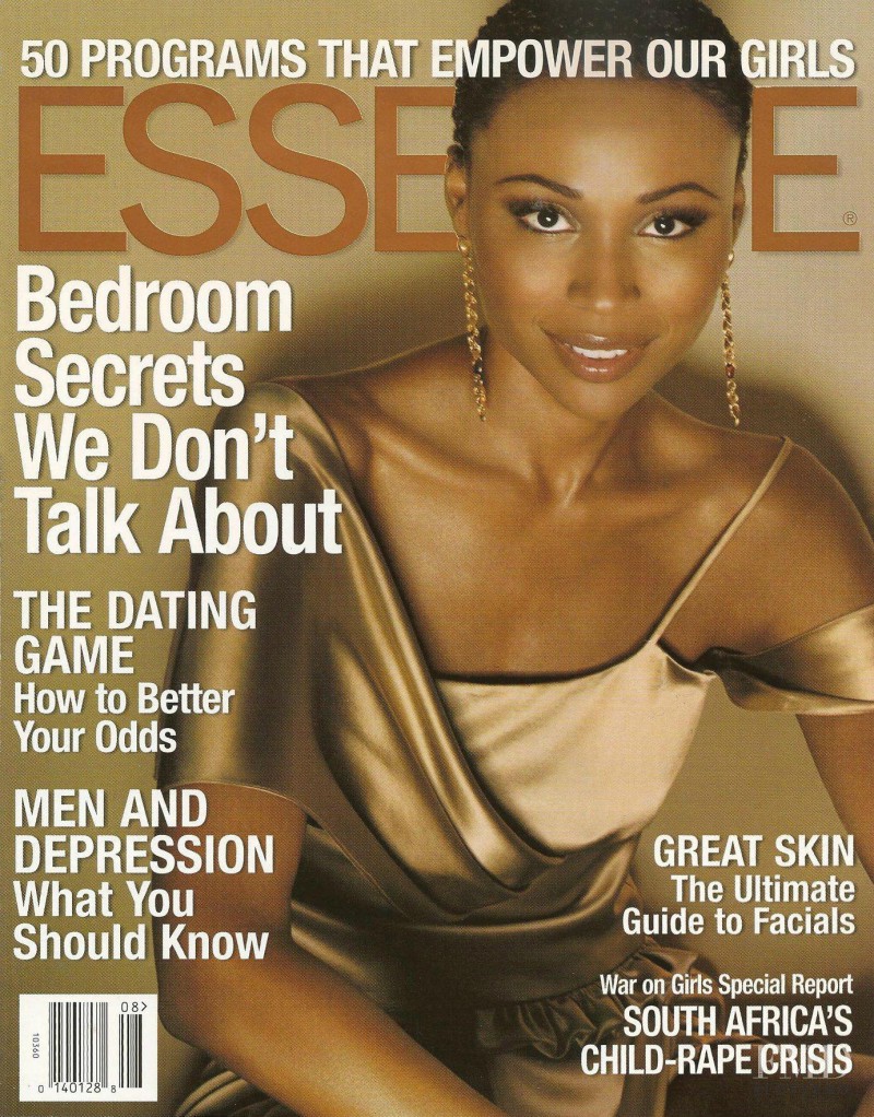 Cynthia Bailey featured on the Essence cover from August 2002
