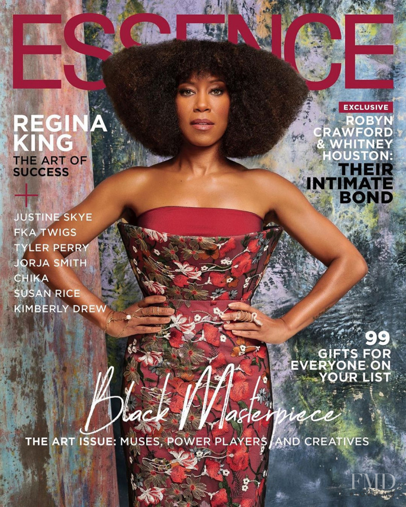 Regina King featured on the Essence cover from December 2019