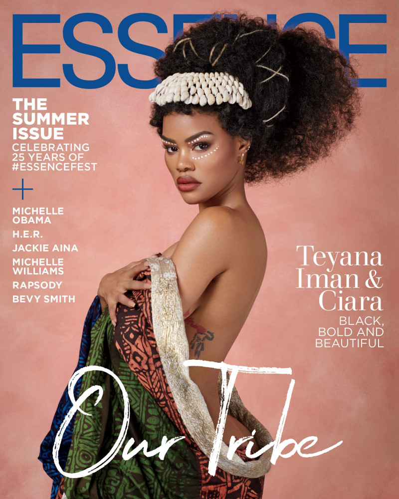 Teyana Taylor featured on the Essence cover from July 2019