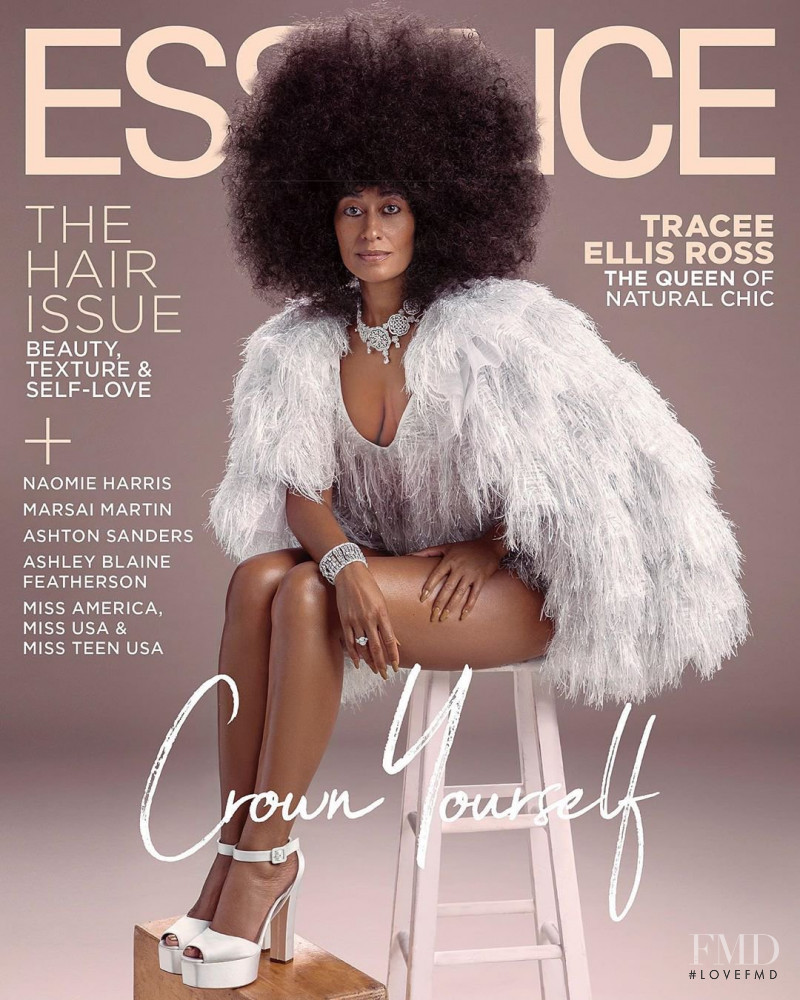 Tracee Ellis Ross featured on the Essence cover from October 2019