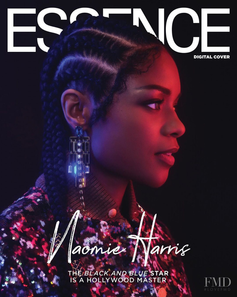 Naomie Harris featured on the Essence cover from October 2019