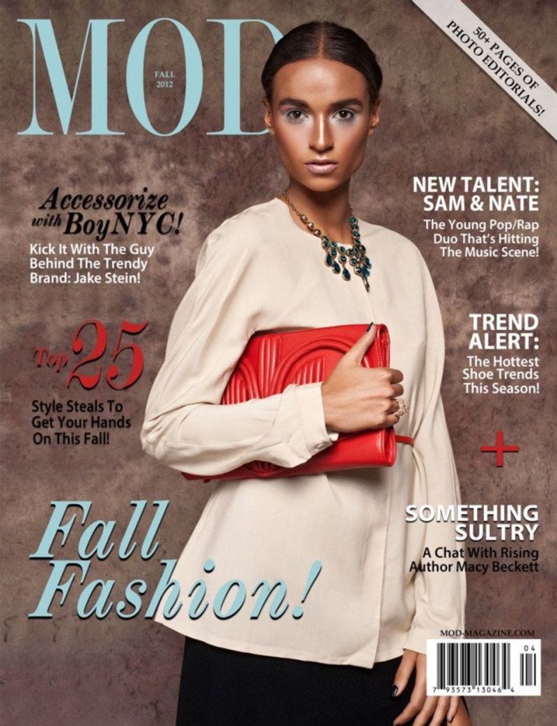 Ivane Grondin featured on the MOD cover from September 2012