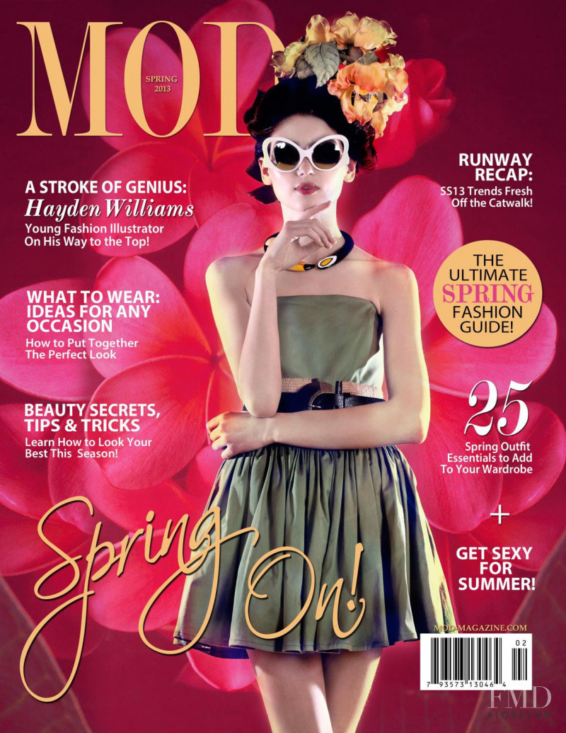 Anastasia Pysanko featured on the MOD cover from March 2013