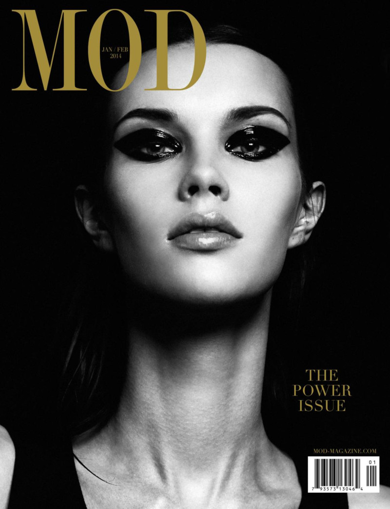 Ekaterina Sadovskaya featured on the MOD cover from January 2014