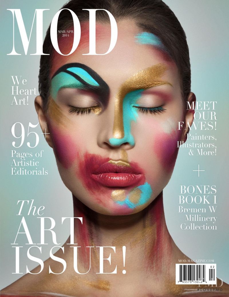 Camille featured on the MOD cover from March 2014