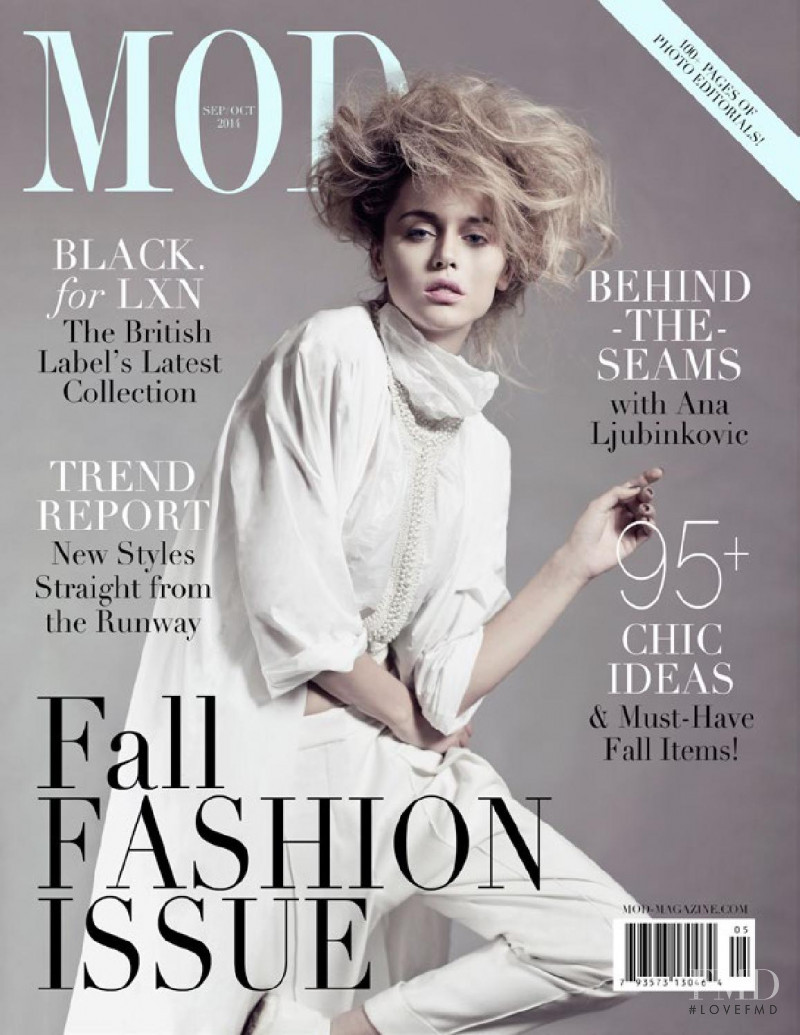 Andreea Matei featured on the MOD cover from September 2014