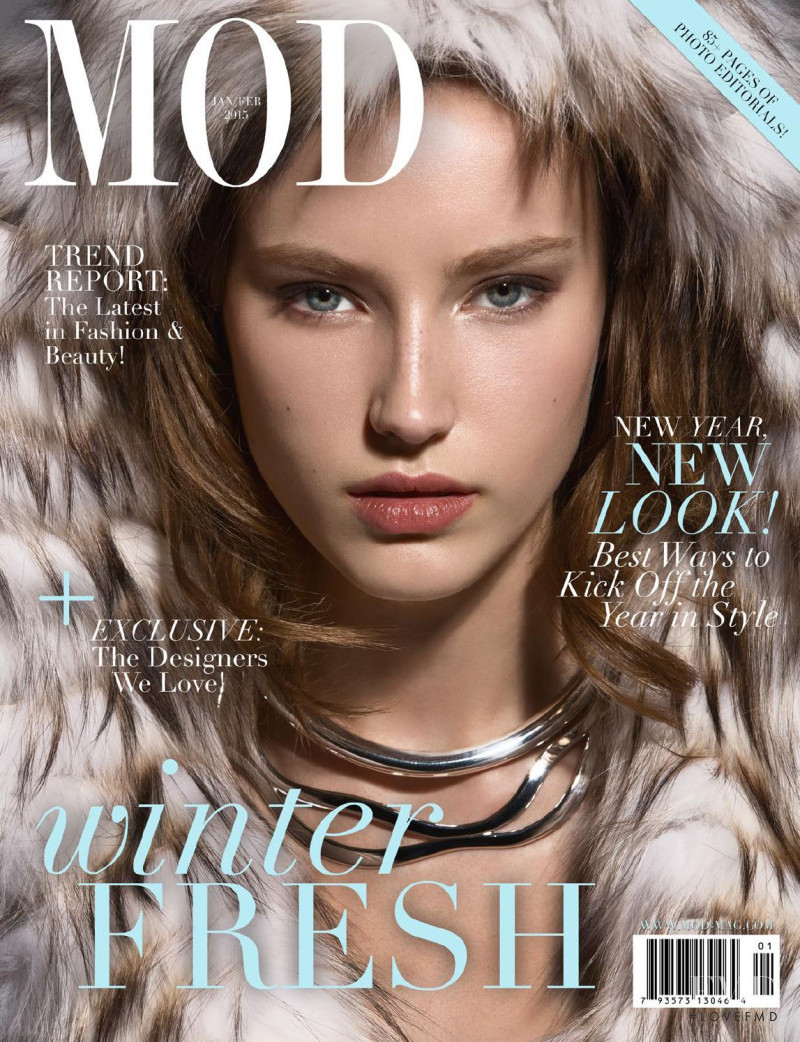 Valeria featured on the MOD cover from January 2015
