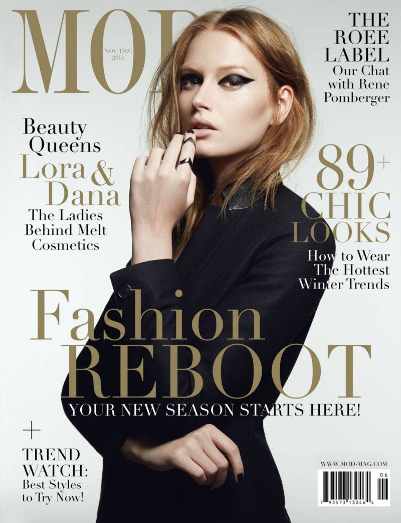 Erika Palkovicova featured on the MOD cover from November 2015