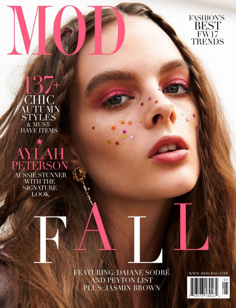 Aylah Peterson featured on the MOD cover from September 2017