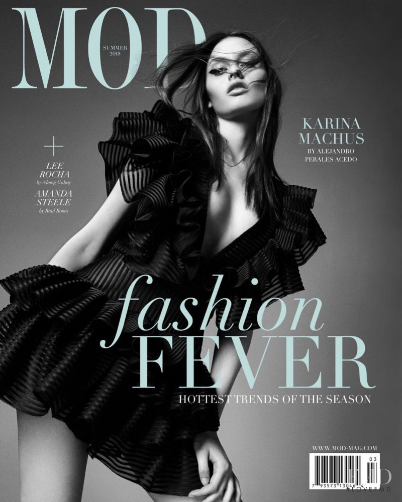 Karina Machus featured on the MOD cover from August 2018