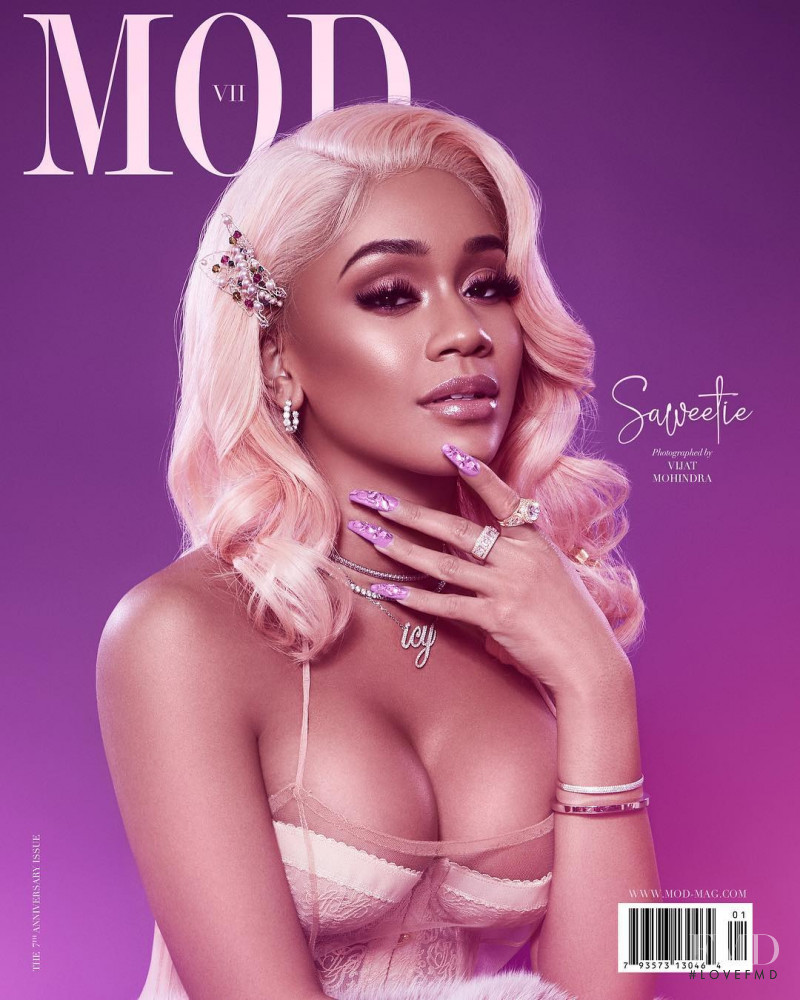 Saweetie featured on the MOD cover from March 2019