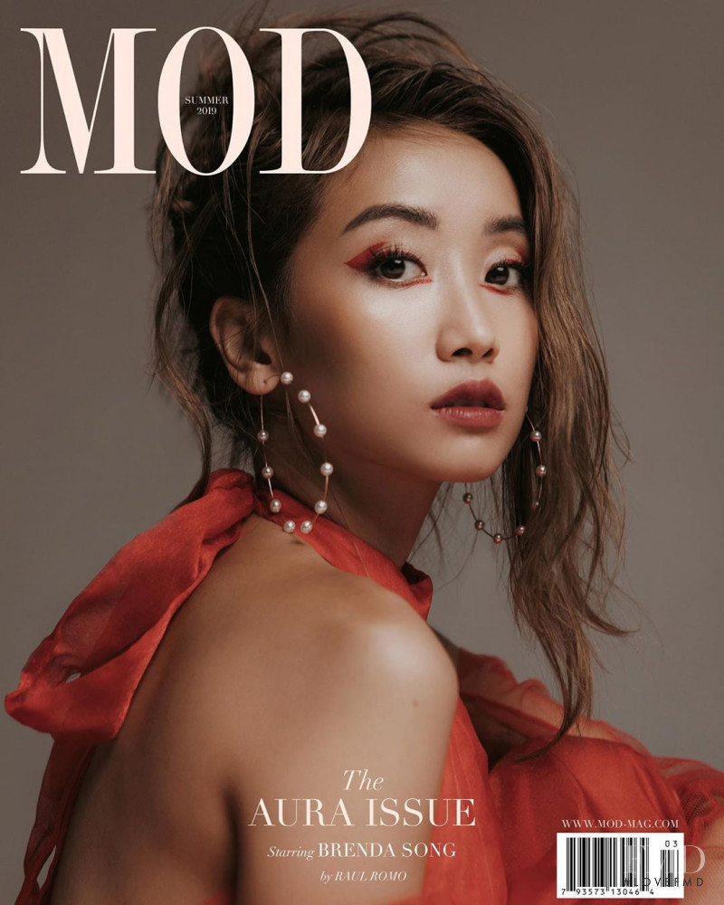 Brenda Song featured on the MOD cover from September 2019