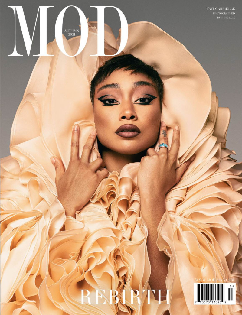 Tati Gabrielle featured on the MOD cover from September 2021