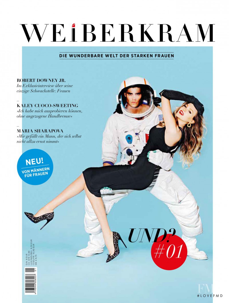 Natalie Pack featured on the Weiberkram cover from October 2015