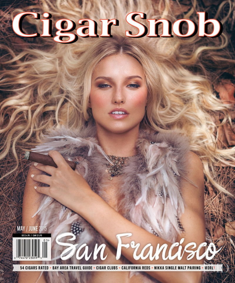 Brooke Lynn Buchanan featured on the Cigar Snob cover from May 2015