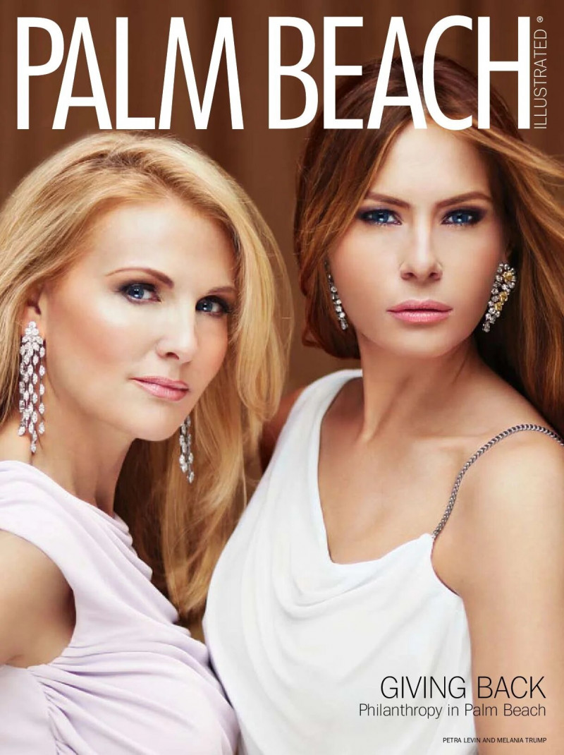 Petra Levin featured on the Palm Beach Illustrated cover from February 2010