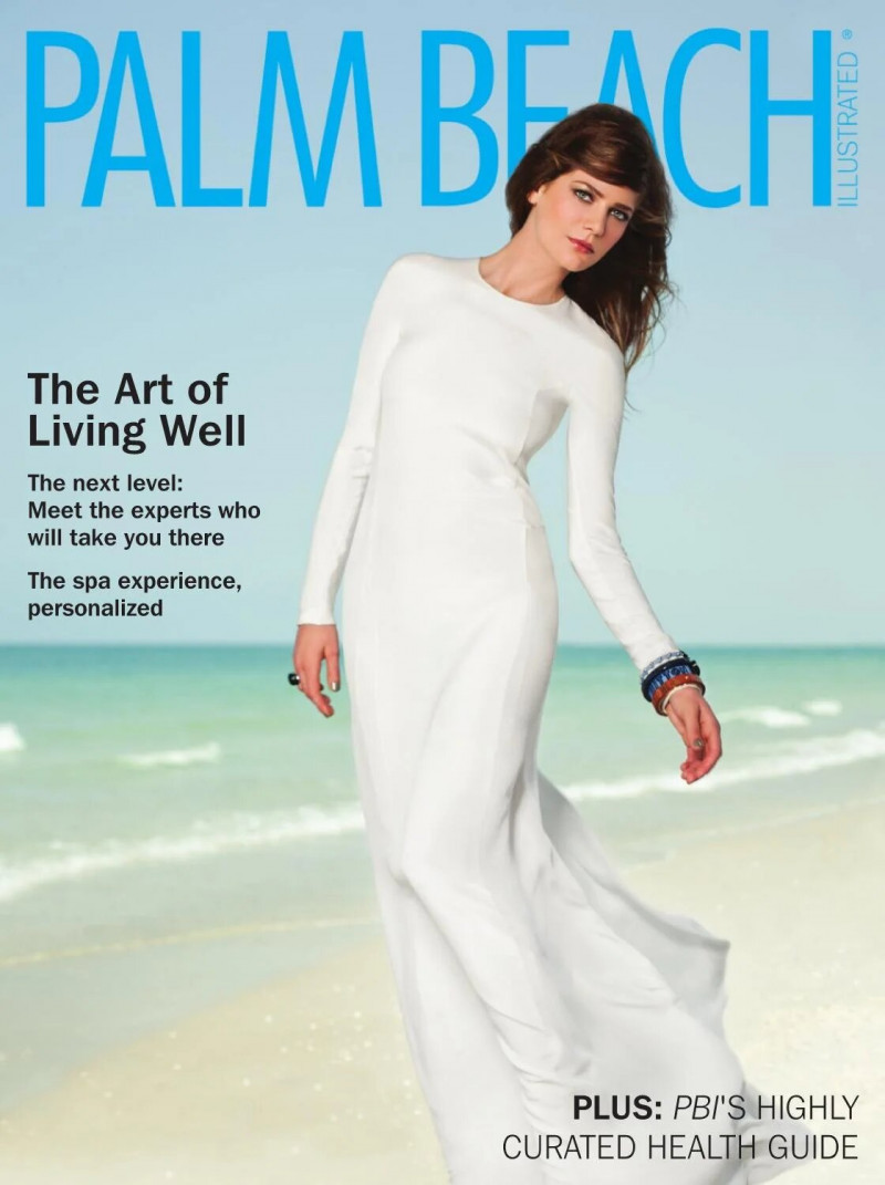 Silvia Ranguelova featured on the Palm Beach Illustrated cover from July 2011