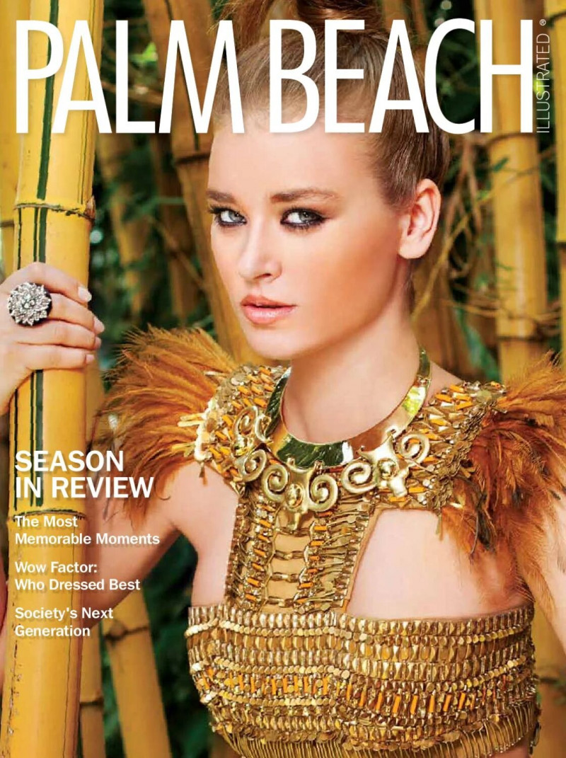 Sofija Ajder featured on the Palm Beach Illustrated cover from June 2011