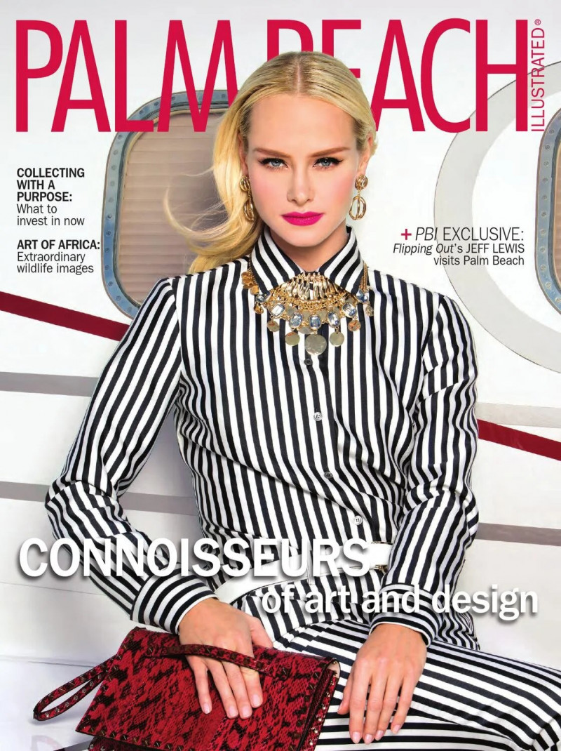 Mila featured on the Palm Beach Illustrated cover from February 2013