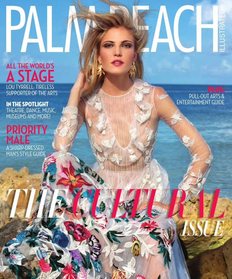Barbara Berger featured on the Palm Beach Illustrated cover from November 2014