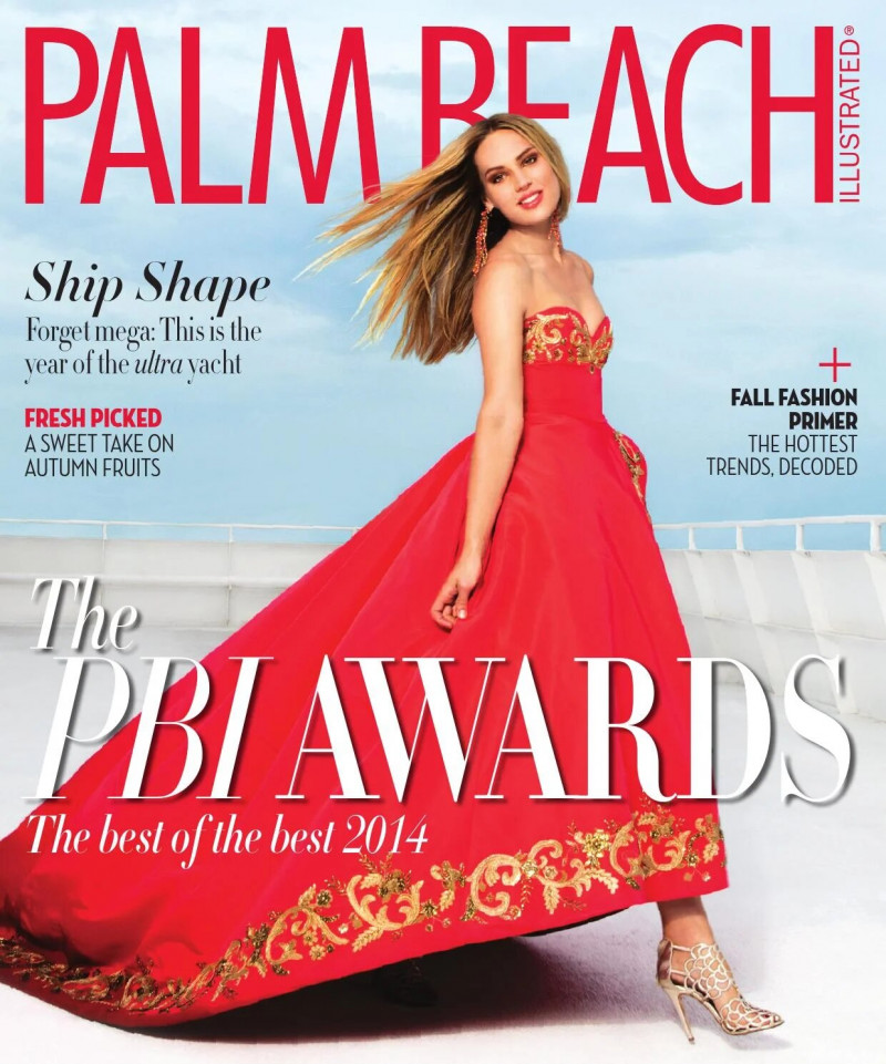 Zuzanna Buchwald featured on the Palm Beach Illustrated cover from September 2014