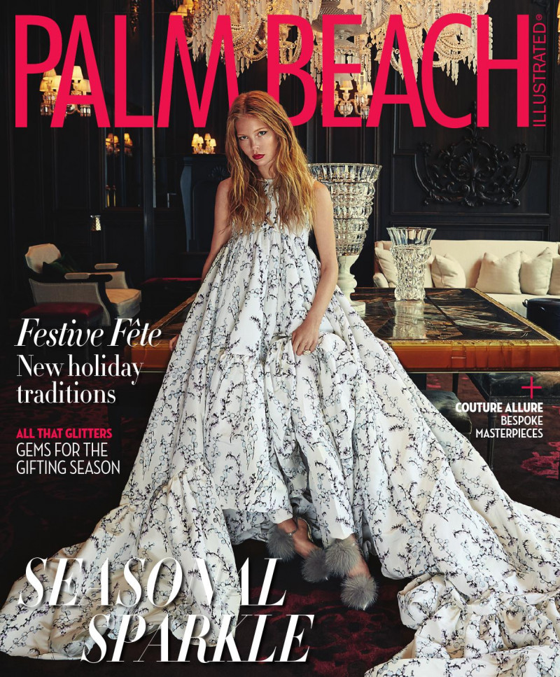Sofie Theobald featured on the Palm Beach Illustrated cover from December 2015