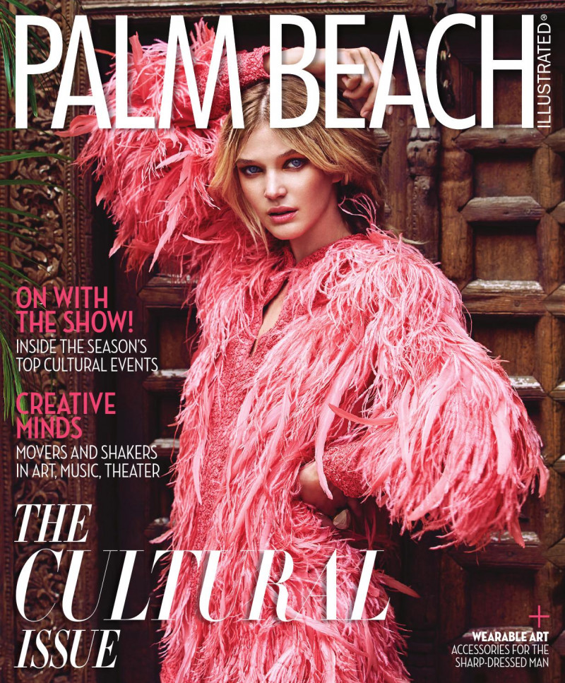 Kristine Zandmane featured on the Palm Beach Illustrated cover from November 2015