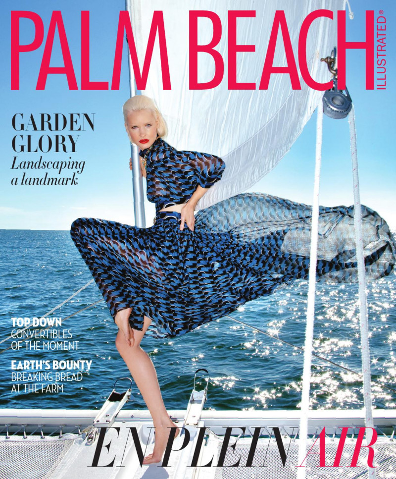 Snow Dollkinson featured on the Palm Beach Illustrated cover from February 2016