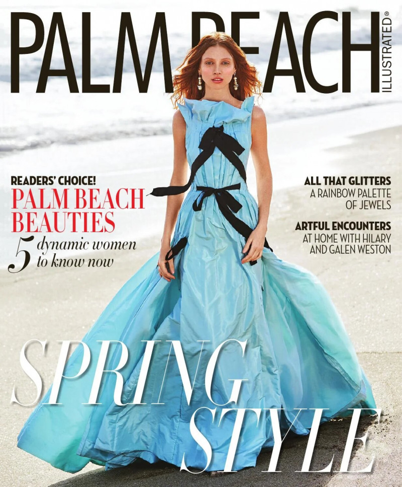 Natalia Piro featured on the Palm Beach Illustrated cover from March 2016