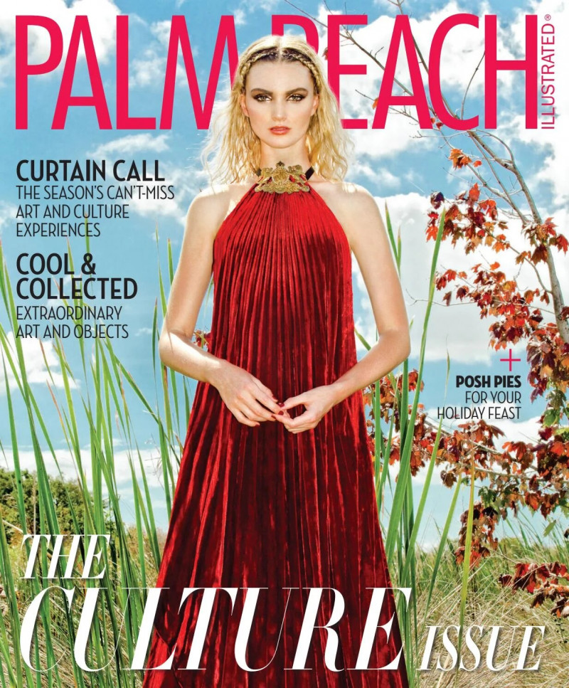 Letecia Price featured on the Palm Beach Illustrated cover from November 2016