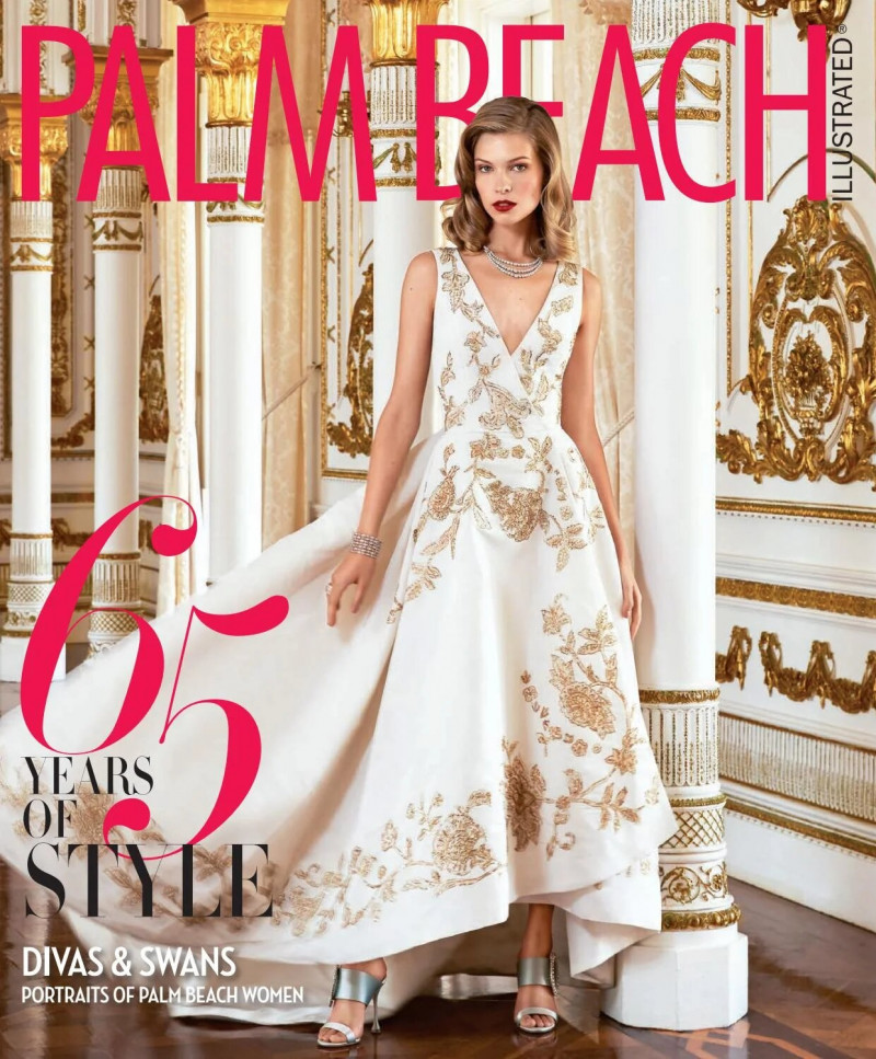 Amanda Nimmo featured on the Palm Beach Illustrated cover from March 2017