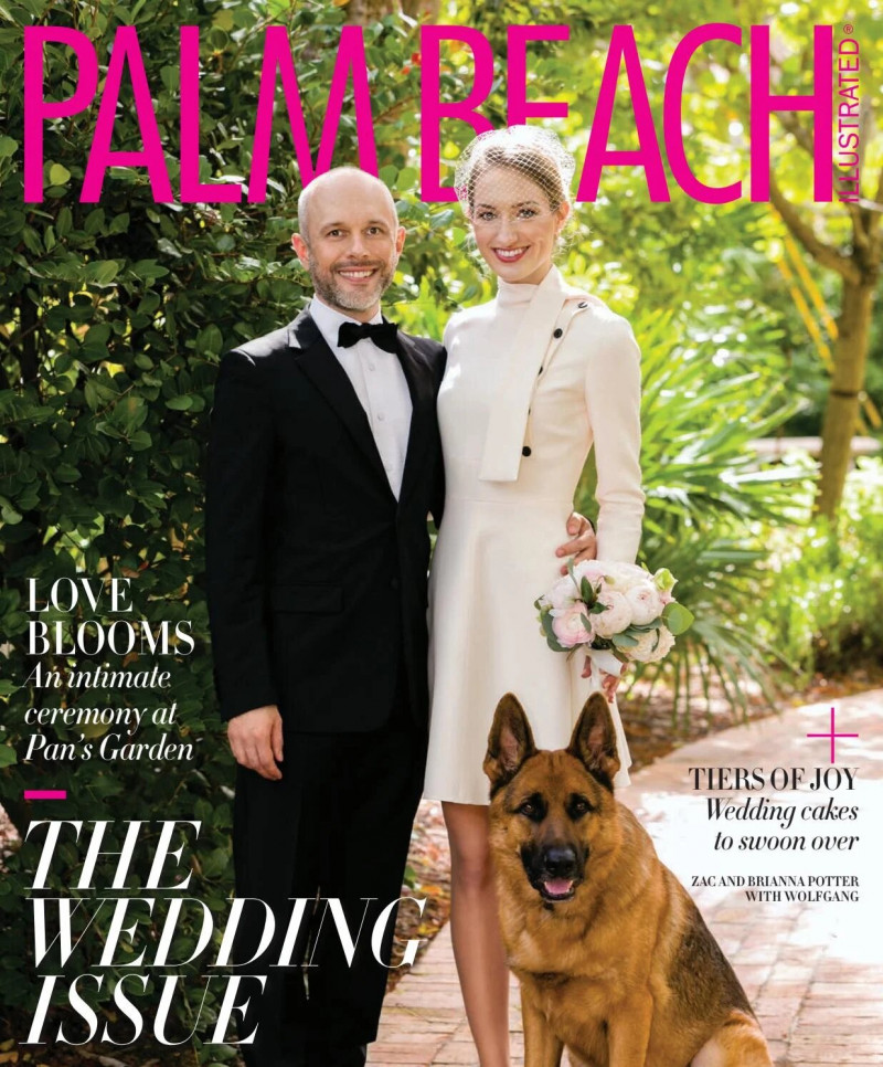 Zac, Brianna Potter featured on the Palm Beach Illustrated cover from June 2019