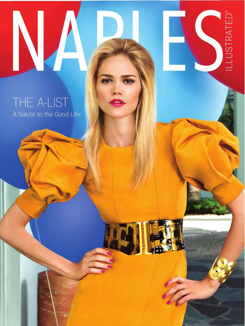 Kira Kramzar featured on the Naples Illustrated cover from September 2009