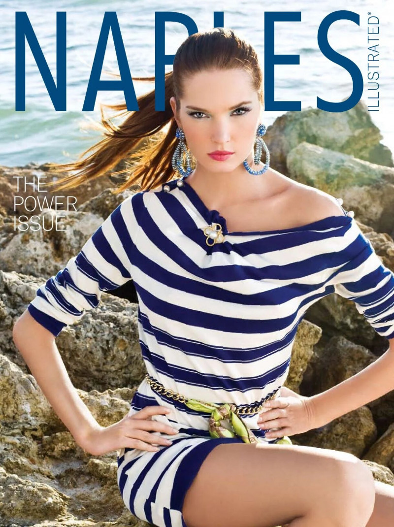 Anastasiya Karter featured on the Naples Illustrated cover from January 2010
