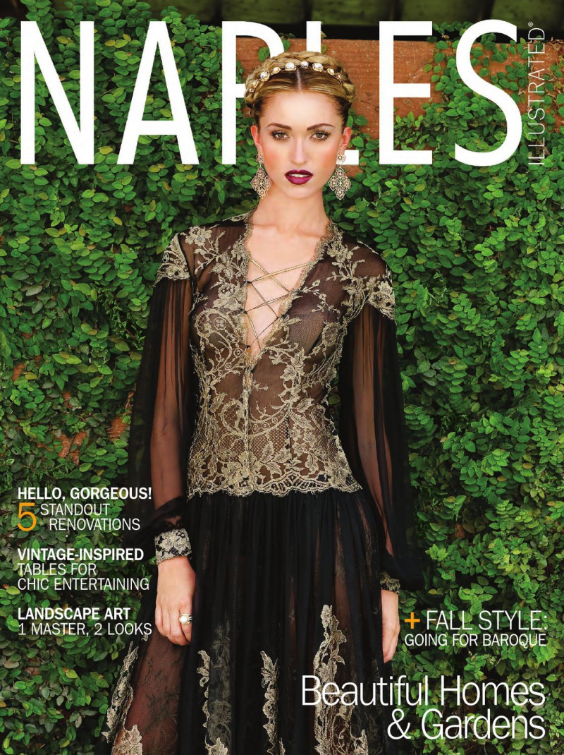 Alexandra Palmer  featured on the Naples Illustrated cover from October 2012