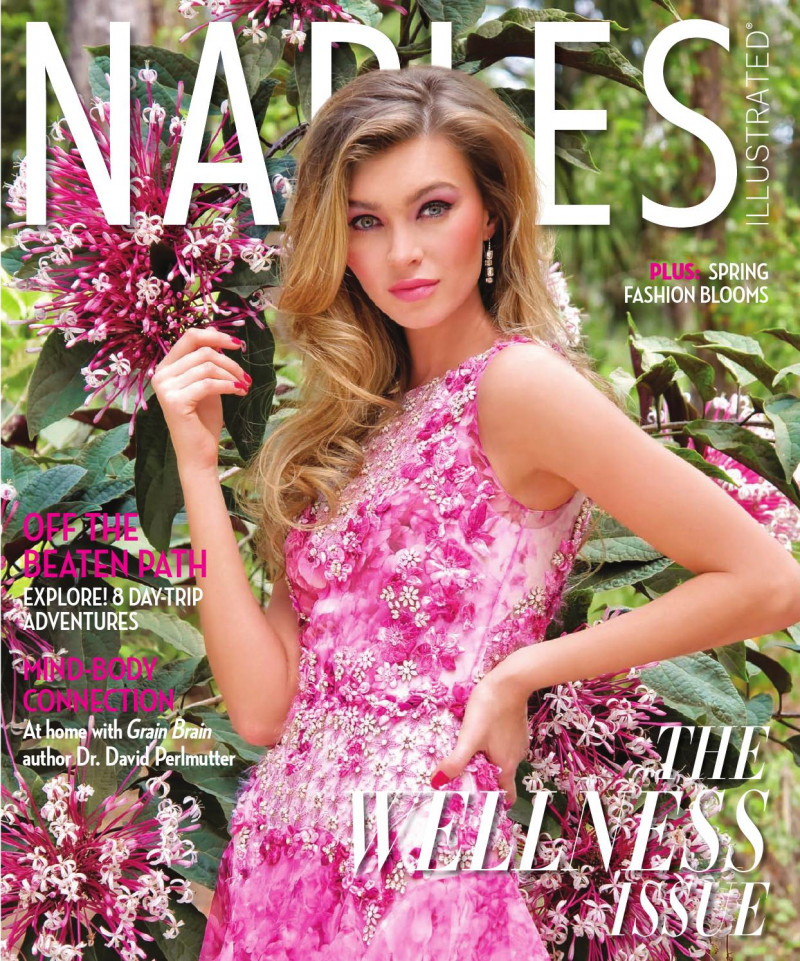 Anna K featured on the Naples Illustrated cover from April 2015