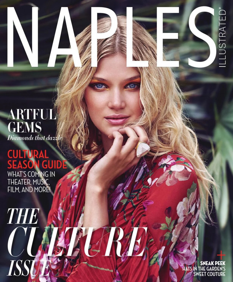 Kristine Zandmane featured on the Naples Illustrated cover from November 2015