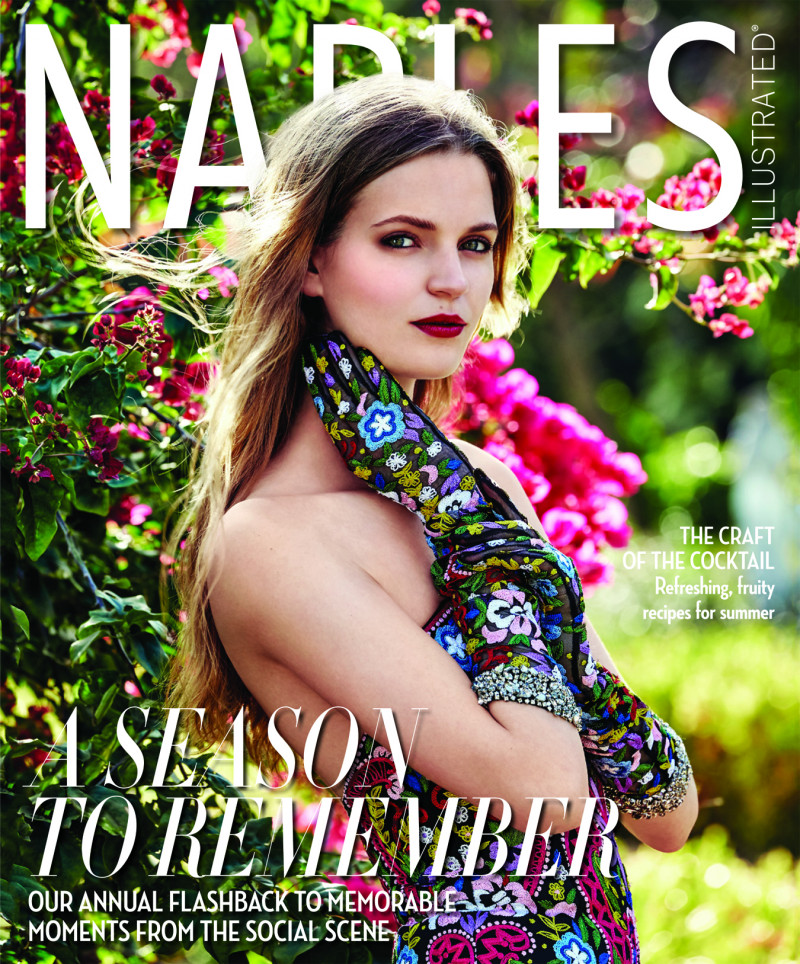 Magdalena Langrova featured on the Naples Illustrated cover from May 2016